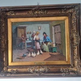 A. Sarno olio su tela, 30 x 40 cm