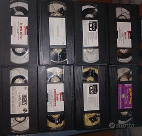 Videocassette VHS senza custodia 
