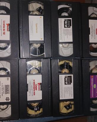 Videocassette VHS senza custodia 