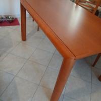 tavolo allungabile in ciliegio