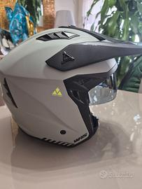 Casco jet enduro trial