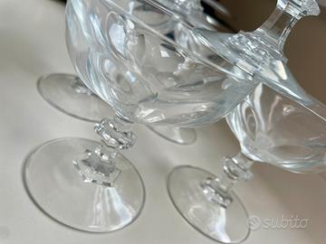Set composto da 6 bicchieri in cristallo Champagne