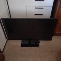 Monitor Phillips con supporto e telecomando