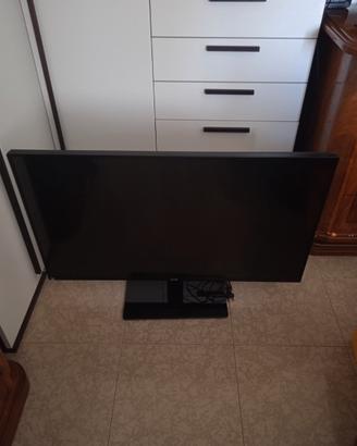 Monitor Phillips con supporto e telecomando