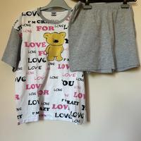 Pigiama corto con orsetto