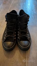 Scarpe Converse All Star in pelle nera