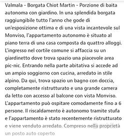 Baita valle varaita 2 casette piano terra