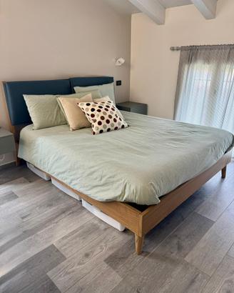 Letto Oggiono Orimento testiera Tessile
