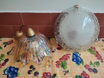 plafoniera più lampadario 
