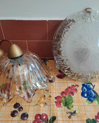 plafoniera più lampadario 