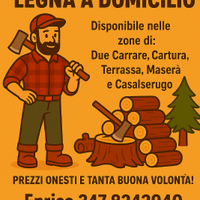 Taglio e spacco legna a domicilio