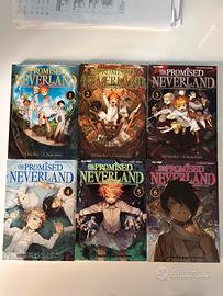 Primi 6 volumi  manga The Promised Neverland