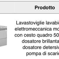 Lavastoviglie Lavabicchieri Professionale Nuova