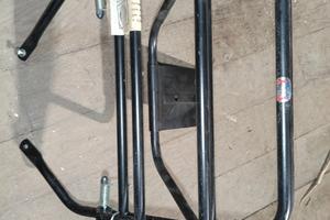 portapacchi posteriore vespa piaggio px nero fabbr