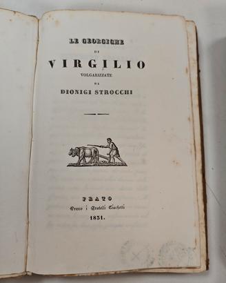 Le Georgiche di Virgilio 1831 Dionigi Strocchi