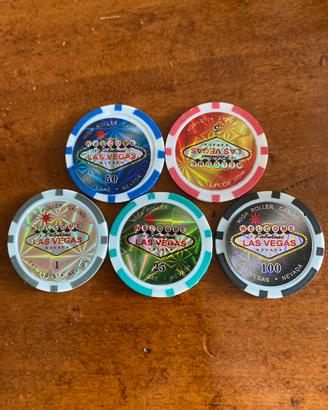 Set Fiches poker vintage “Las Vegas”