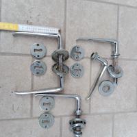 3 paia di maniglie per porte anni '70