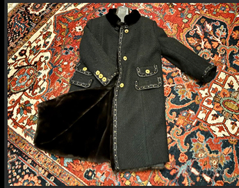 ESCLUSIVOcappottoSTILEchanelIMBOTTITOveraPELLICCIA