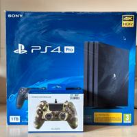 PlayStation 4 Pro 1 TB + controller cablato