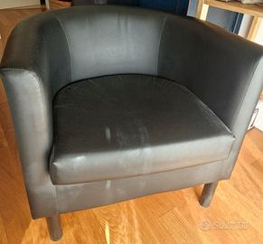 Poltrona Ikea Solsta Olapp nera