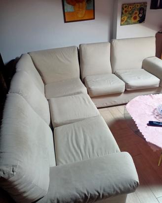 divano ad angolo sfoderabile