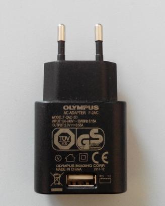 Olympus F-2AC-3D caricabatterie adattatore CA