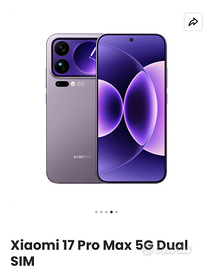 Xiaomi 17 pro max 1TB
