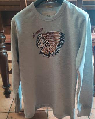 Felpe Abercrombie& Fitch XL con stampa a rilievo 