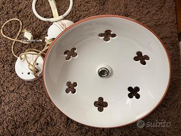 Lampadario da cucina in porcellana