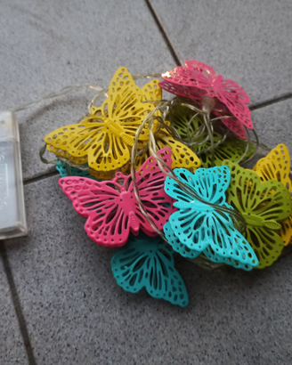 Farfalla con luce led