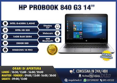 HP PROBOOK 840 G3 - i5-6300U