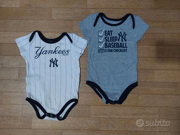 Set 2 body neonato NY Yankees - 18M