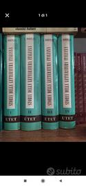 libri STORIA DELLA LETTERATURA ITALIANA  UTET