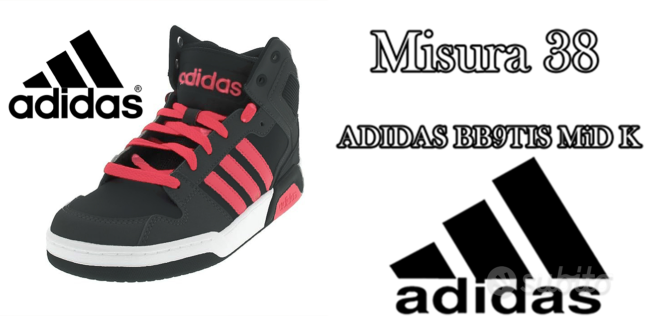 ADIDAS BB9TIS MiD K MISURA 38 NERO ARANCIONE Abbigliamento e Accessori In vendita a Palermo