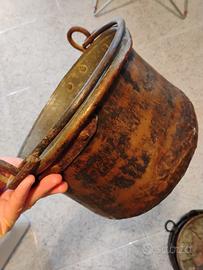 Antichi Paioli/Calderoni in Rame Massiccio