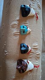 4 Maschere in ceramica