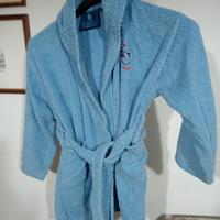 Accappatoio azzurro bambino