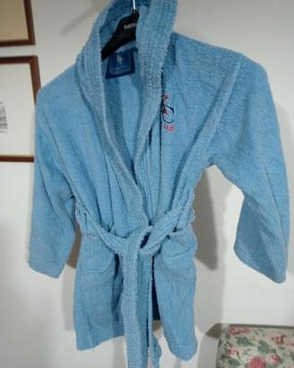 Accappatoio azzurro bambino