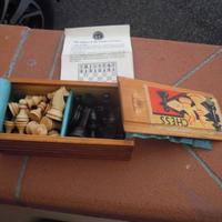 Scatola gioco scacchi Chess Vintage