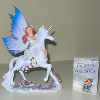 Fata del Sole con Unicorno "Zambiasi", Nuova!