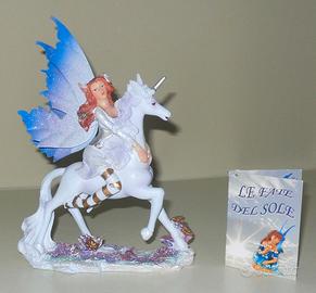 Fata del Sole con Unicorno "Zambiasi", Nuova!