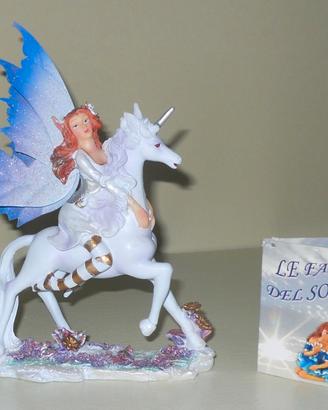 Fata del Sole con Unicorno "Zambiasi", Nuova!
