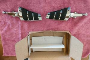 Highway Hawk pedane poggiapiedi (NUOVE)