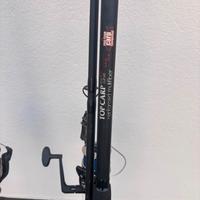 Canne da pesca top carp