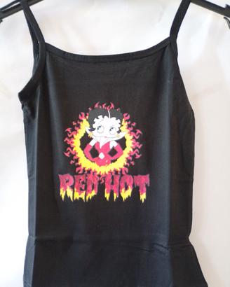 Betty Boop top canotta large 