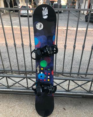 SNOWBOARD Barton con attacchi