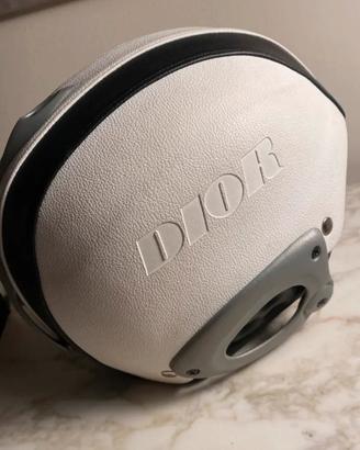 Casco da sci Dior originale bianco/nero