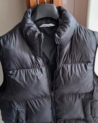 giubbotto smanicato tg L nero