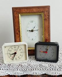 Lotto Orologi da Tavolo Vintage 