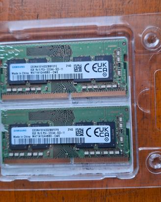Memoria RAM SODIMM DDR4-3200 da 16GB (2x8GB)